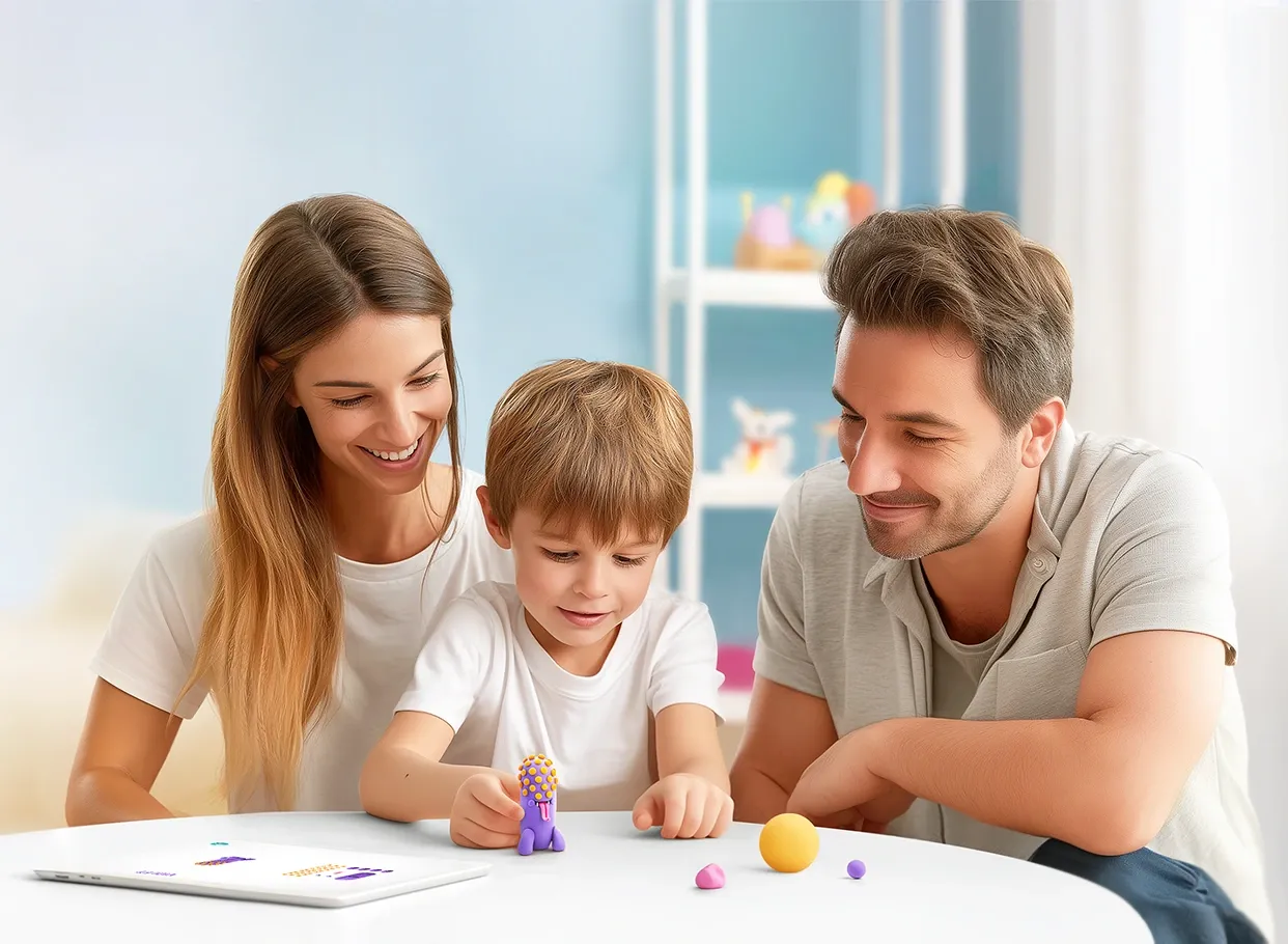 LET'S SCULPT & PLAY WITH AIR-DRY CLAY