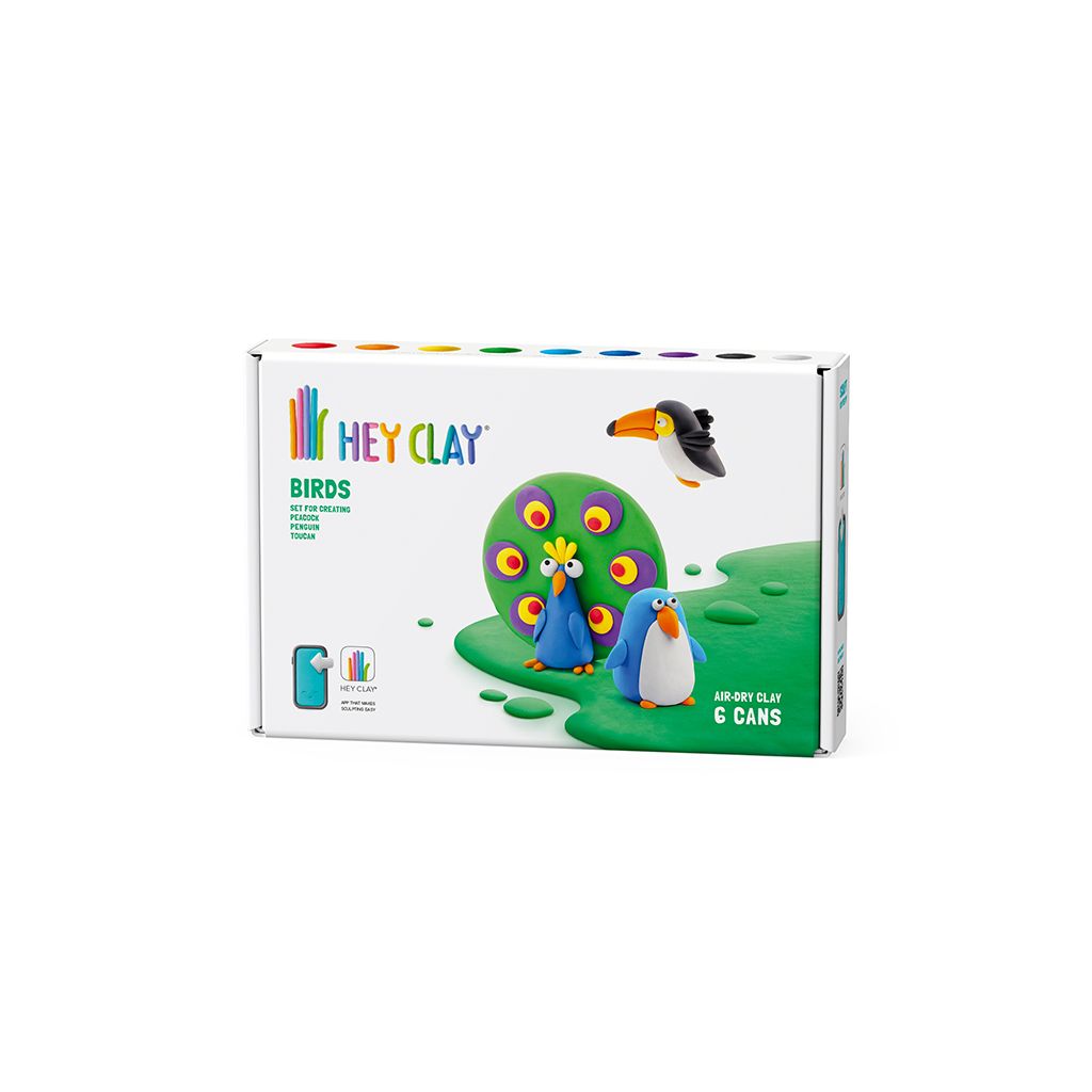 Toucan, Penguin, Peacock